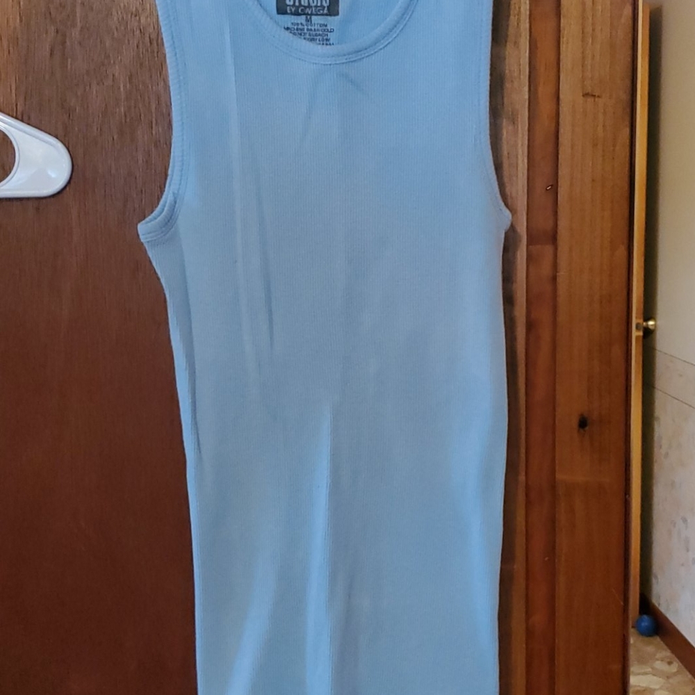 Blue tank